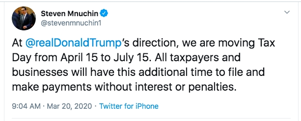 Twitter - @stevenmnuchin1